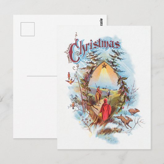 Illustration Of The Biblical Magi Briefkaart (Voorkant / Achterkant)