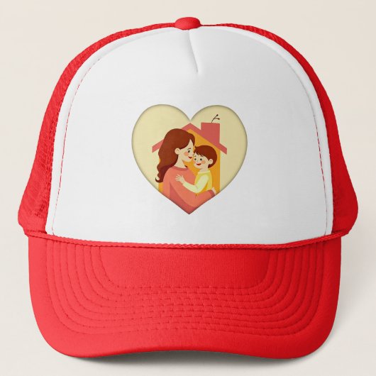 Illustration of the love between mother and daught trucker pet (Voorkant)