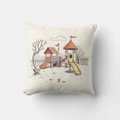 Illustration - playground kussen (Voorkant)