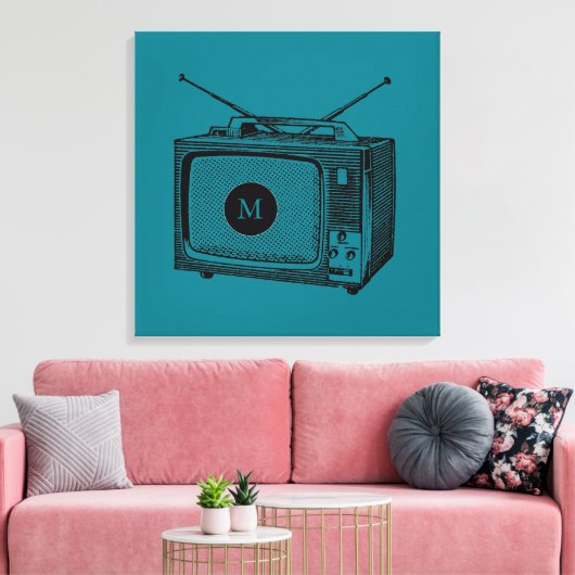 Illustration Televisor Monogram Canvas (Insitu (Woonkamer))
