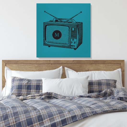 Illustration Televisor Monogram Canvas (Insitu (Slaapkamer))