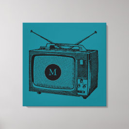 Illustration Televisor Monogram Canvas