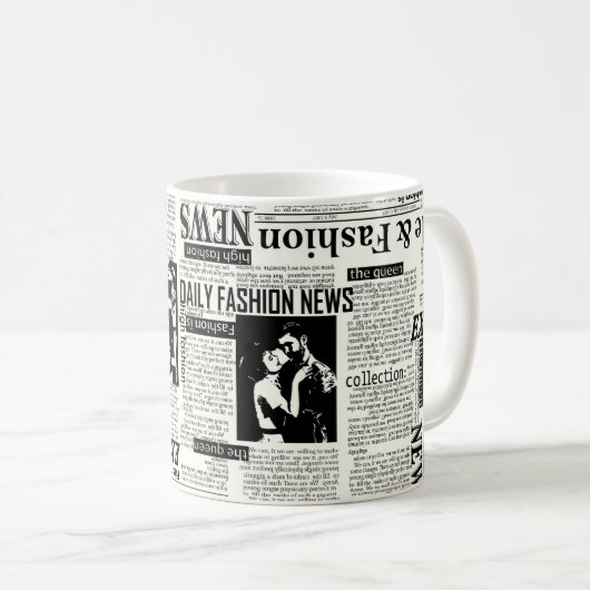 Illustrations of newspapers front page art work wa koffiemok (Voorkant rechts)