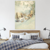 Illustrations to As you like it  Canvas Afdruk (Insitu (Slaapkamer))