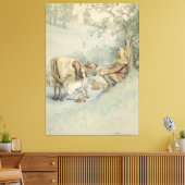 Illustrations to As you like it  Canvas Afdruk (Insitu (Woonkamer))
