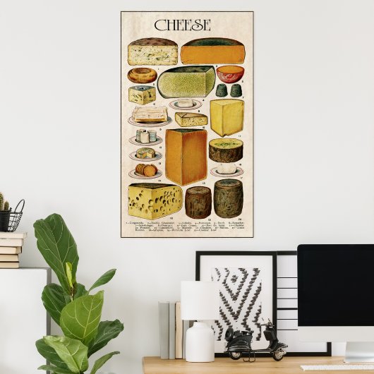 ILLUSTRATIVE CHEESE LOVER's PANEL 1907 Poster (Thuiskantoor)