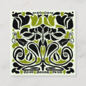 Illustrator oppervlak ontwerper QR-code Vierkante Visitekaartje (Voorkant)