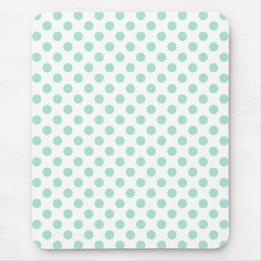 Illustrator T Groene Polka Dots Pattern Pt Pattern Muismat (Voorkant)