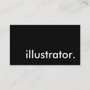 illustrator. visitekaartje