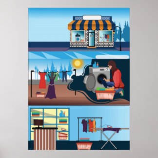 illustratorwasgoed poster