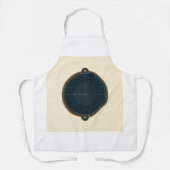 Illustreer een embleem met een zwaartekrachtthema  schort (Voorkant)