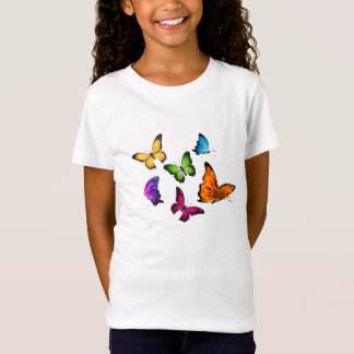 Illustreerde Butterflies Butterfly T-shirt