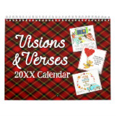 Illustreerde Christelijke agenda voor scripts Kalender (Hoes)