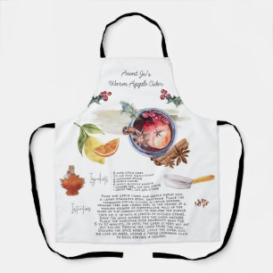 Illustreerde geadresseerde heirloom Apron Appelc Schort