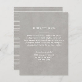 Illustreerde Kaart Knot Directions - Grijs