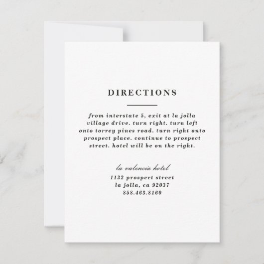 Illustreerde Kaart Knot Directions - zwart (Voorkant)