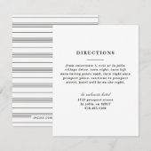 Illustreerde Kaart Knot Directions - zwart (Voorkant / Achterkant)