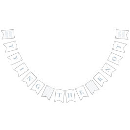 Illustreerde kanaalvlaggen van Knot Bunting Banner