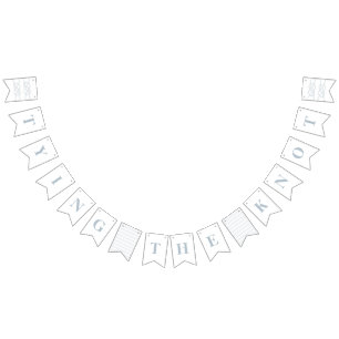 Illustreerde kanaalvlaggen van Knot Bunting Banner