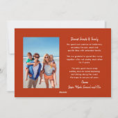 Illustreerde kerstman die een feestdag voor fietsz feestdagenkaart (Achterkant)