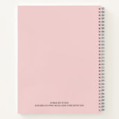 Illustreerde keukengerei Aangepast recept Notitieboek (Achterkant)