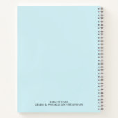 Illustreerde keukengerei Aangepaste ontvangst N Notitieboek (Achterkant)