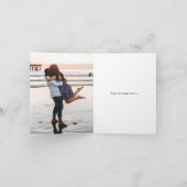 Illustreerde knoop Dank u Kaart - Tan (Binnen)