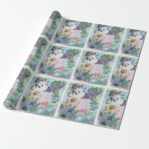 Illustreerde Lila Faerie Cadeaupapier