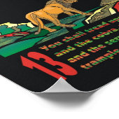 Illustreerde psalm 91 poster (Hoek)