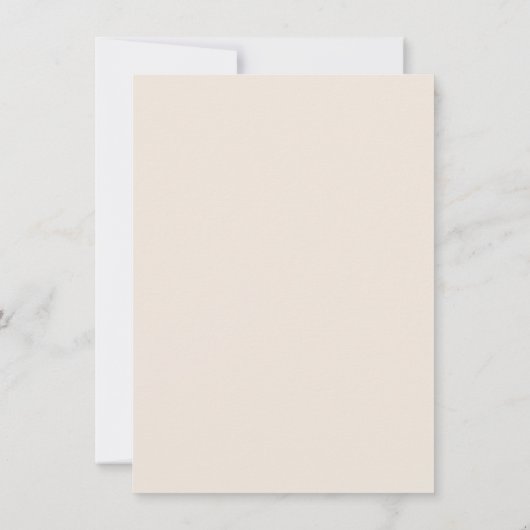 Illustreerde Roos Bride als advieskaart Bedankkaart (Achterkant)