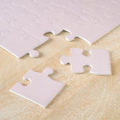 Illustreerde roze en witte amaryllis legpuzzel (Zijkant)