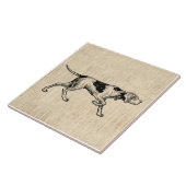 Illustreerde tekenillustraties met een Script-stij Tegeltje (Zijkant)