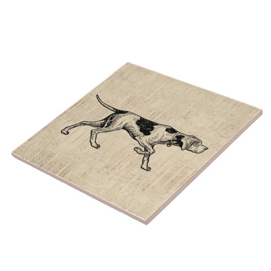 Illustreerde tekenillustraties met een Script-stij Tegeltje (Zijkant)