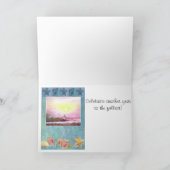 Illustreerde Vuurtoren Tuin Verjaardag op Maat Kaart (Binnen)