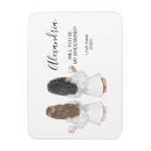 Illustreerde Will jij bent mijn bruidsmaïde magnee Magneet (Verticaal)