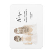 Illustreerde Will jij bent mijn bruidsmaïde magnee Magneet (Verticaal)