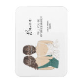 Illustreerde Will jij bent mijn bruidsmaïde magnee Magneet (Verticaal)