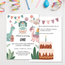 Illustreren kunst, Pastel kleur Dinosaurus verjaar