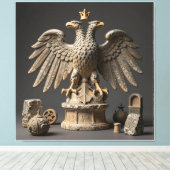 IllyrianAltarRelics-HeiligAdelaarKunstbundelVIIHER Canvas Afdruk (Insitu (Houten vloer))