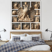 IllyrianAltarRelics-SacredEagleArtBundleII HERSYM Canvas Afdruk (Insitu (Slaapkamer))