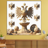 IllyrianAltarRelics-SacredEagleArtBundleIIIHERSYM Canvas Afdruk (Insitu (Woonkamer))