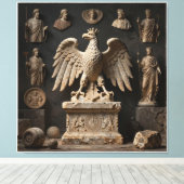 IllyrianAltarRelics-SacredEagleArtBundleVI HERSYM  Canvas Afdruk (Insitu (Houten vloer))