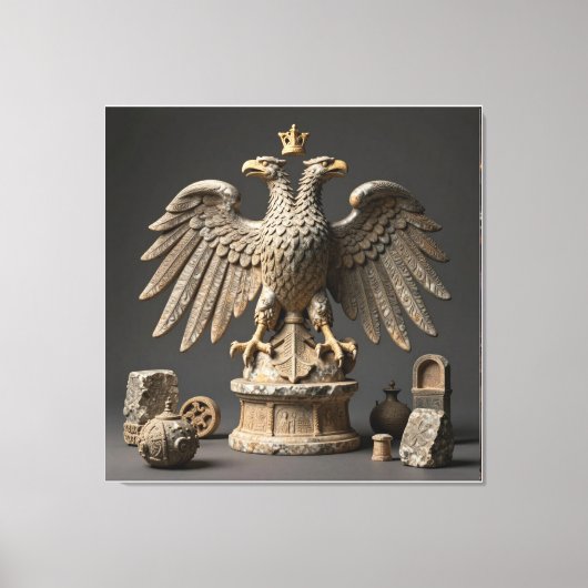 IllyrianAltarRelics-SacredEagleArtBundleVIIHERSYM  Canvas Afdruk (Voorkant)