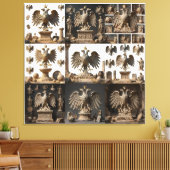 IllyrianAltarRelicsSacredEagleArtBundle IX HERSYM Canvas Afdruk (Insitu (Woonkamer))