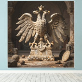 IllyrianAltarRelicsSacredEagleArtBundleVIIIHERSYM Canvas Afdruk (Insitu (Houten vloer))