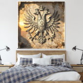 IllyrianEagle_KingsLegacy 0 Canvas Afdruk (Insitu (Slaapkamer))