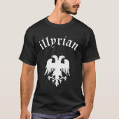 Illyriërs Albanese adelaar T-shirt (Voorkant)