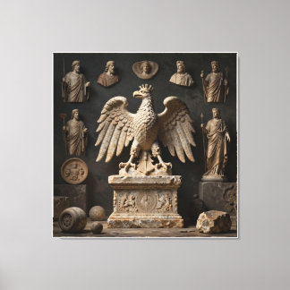 IllyrischeAltaarRelieken-HeiligeAdelaarKunstbundel Canvas Afdruk