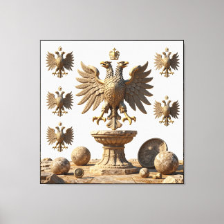 IllyrischeAltaarRelieken-HeiligeAdelaarKunstBundel Canvas Afdruk