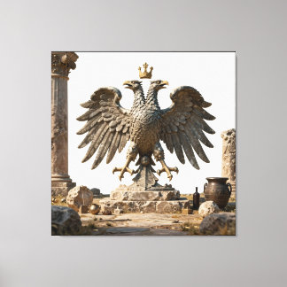 IllyrischeAltaarRelieken-HeiligeAdelaarKunstBundel Canvas Afdruk